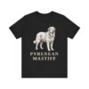 Pyrenean Mastiff Shirt, Vintage Dog Sketch Tee, Dog Lover Gift
