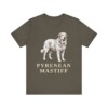 Pyrenean Mastiff Shirt, Vintage Dog Sketch Tee, Dog Lover Gift