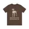 Rhodesian Ridgeback Lover Shirt, Vintage Dog Sketch Tee, Dog Lover Gift