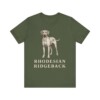 Rhodesian Ridgeback Lover Shirt, Vintage Dog Sketch Tee, Dog Lover Gift