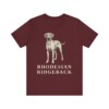 Rhodesian Ridgeback Lover Shirt, Vintage Dog Sketch Tee, Dog Lover Gift