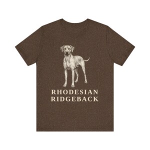 Rhodesian Ridgeback Lover Shirt, Vintage Dog Sketch Tee, Dog Lover Gift
