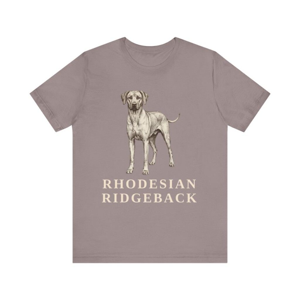 Rhodesian Ridgeback Lover Shirt, Vintage Dog Sketch Tee, Dog Lover Gift