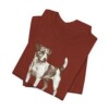 Russell Terrier Dad Shirt, Vintage Dog Sketch Tee, Dog Dad Gift