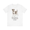 Russell Terrier Dad Shirt, Vintage Dog Sketch Tee, Dog Dad Gift
