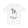 Russell Terrier Humor Shirt, Vintage Dog Sketch Tee, Dog Humor Gift