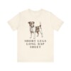Russell Terrier Humor Shirt, Vintage Dog Sketch Tee, Dog Humor Gift