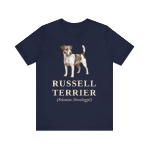 Russell Terrier Latin Shirt, Vintage Dog Sketch Tee, Dog Latin Gift