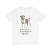 Russell Terrier Mom Shirt, Vintage Dog Sketch Tee, Dog Mom Gift