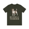 Russell Terrier Shirt, Vintage Dog Sketch Tee, Dog Lover Gift