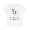 Russell Terrier Shirt, Vintage Dog Sketch Tee, Dog Lover Gift