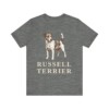 Russell Terrier Shirt, Vintage Dog Sketch Tee, Dog Lover Gift