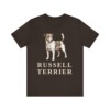 Russell Terrier Shirt, Vintage Dog Sketch Tee, Dog Lover Gift