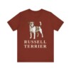 Russell Terrier Shirt, Vintage Dog Sketch Tee, Dog Lover Gift