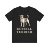 Russell Terrier Shirt, Vintage Dog Sketch Tee, Dog Lover Gift