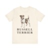 Russell Terrier Shirt, Vintage Dog Sketch Tee, Dog Lover Gift