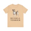 Russell Terrier Shirt, Vintage Dog Sketch Tee, Dog Lover Gift