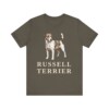 Russell Terrier Shirt, Vintage Dog Sketch Tee, Dog Lover Gift