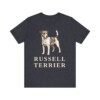 Russell Terrier Shirt, Vintage Dog Sketch Tee, Dog Lover Gift