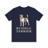Russell Terrier Shirt, Vintage Dog Sketch Tee, Dog Lover Gift