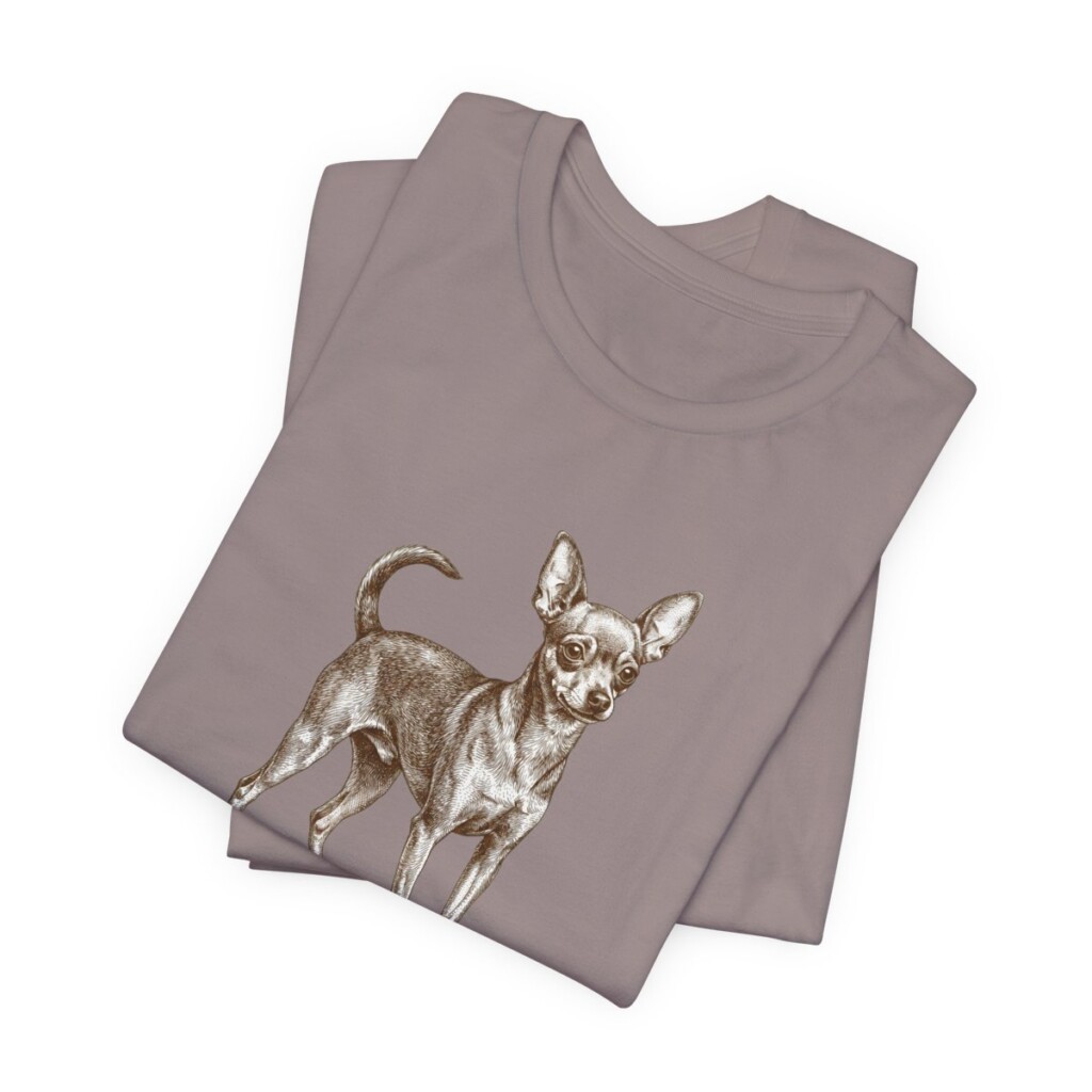 Russian Toy Dad Shirt, Vintage Dog Sketch Tee, Dog Dad Gift