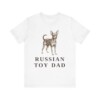 Russian Toy Dad Shirt, Vintage Dog Sketch Tee, Dog Dad Gift