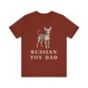 Russian Toy Dad Shirt, Vintage Dog Sketch Tee, Dog Dad Gift