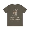 Russian Toy Dad Shirt, Vintage Dog Sketch Tee, Dog Dad Gift
