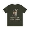 Russian Toy Dad Shirt, Vintage Dog Sketch Tee, Dog Dad Gift