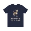 Russian Toy Dad Shirt, Vintage Dog Sketch Tee, Dog Dad Gift
