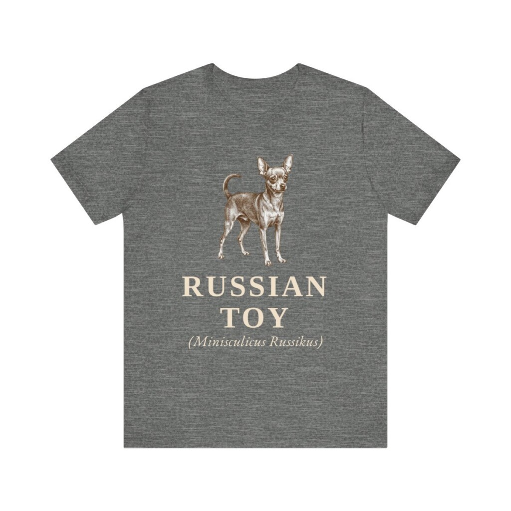 Russian Toy Latin Shirt, Vintage Dog Sketch Tee, Dog Latin Gift