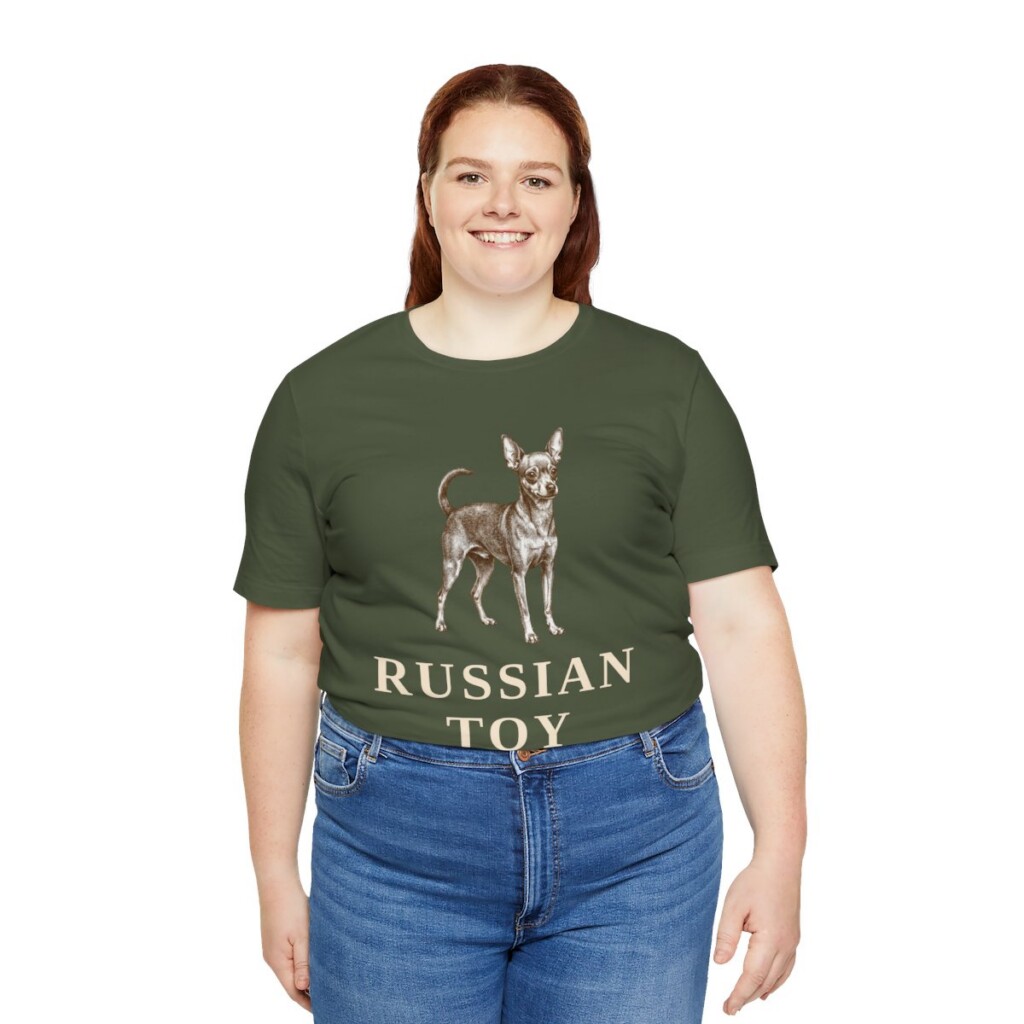 Russian Toy Latin Shirt, Vintage Dog Sketch Tee, Dog Latin Gift