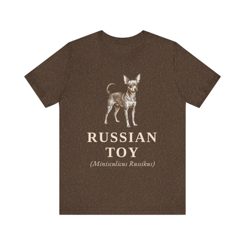 Russian Toy Latin Shirt, Vintage Dog Sketch Tee, Dog Latin Gift
