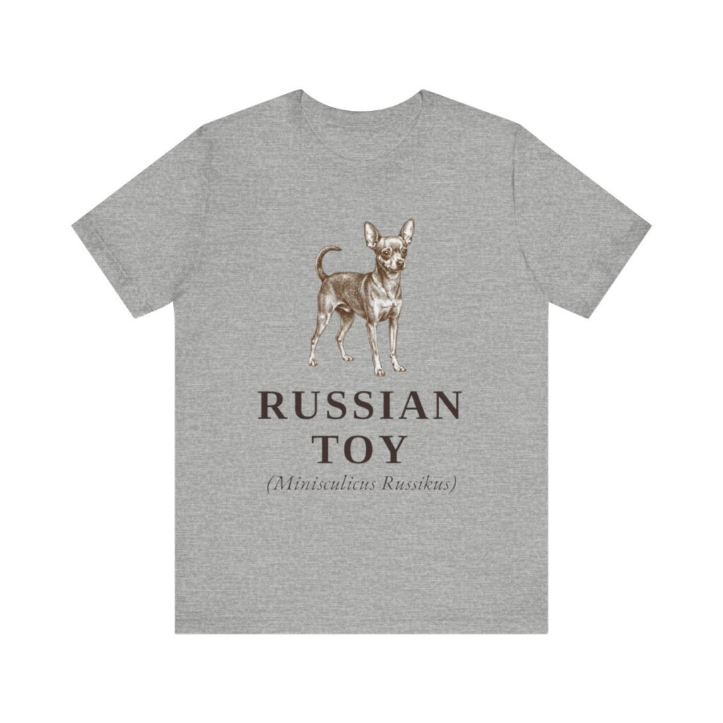 Russian Toy Latin Shirt, Vintage Dog Sketch Tee, Dog Latin Gift