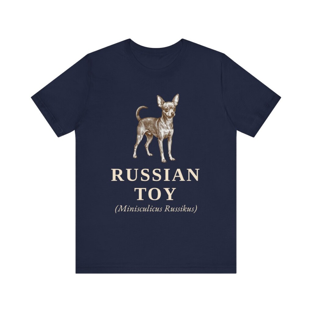 Russian Toy Latin Shirt, Vintage Dog Sketch Tee, Dog Latin Gift