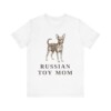 Russian Toy Mom Shirt, Vintage Dog Sketch Tee, Dog Mom Gift