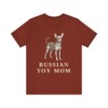 Russian Toy Mom Shirt, Vintage Dog Sketch Tee, Dog Mom Gift