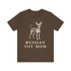 Russian Toy Mom Shirt, Vintage Dog Sketch Tee, Dog Mom Gift