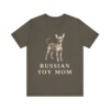 Russian Toy Mom Shirt, Vintage Dog Sketch Tee, Dog Mom Gift