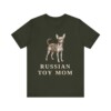 Russian Toy Mom Shirt, Vintage Dog Sketch Tee, Dog Mom Gift