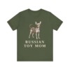 Russian Toy Mom Shirt, Vintage Dog Sketch Tee, Dog Mom Gift
