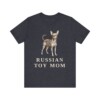 Russian Toy Mom Shirt, Vintage Dog Sketch Tee, Dog Mom Gift