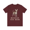 Russian Toy Mom Shirt, Vintage Dog Sketch Tee, Dog Mom Gift