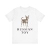 Russian Toy Shirt, Vintage Dog Sketch Tee, Dog Lover Gift