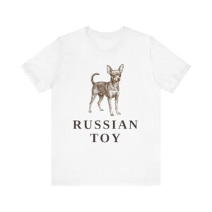 Russian Toy Shirt, Vintage Dog Sketch Tee, Dog Lover Gift