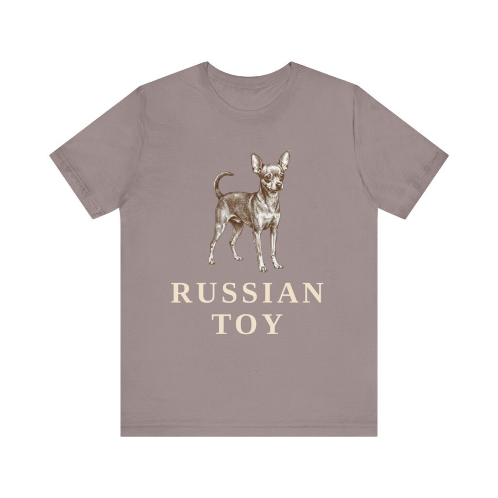 Russian Toy Shirt, Vintage Dog Sketch Tee, Dog Lover Gift