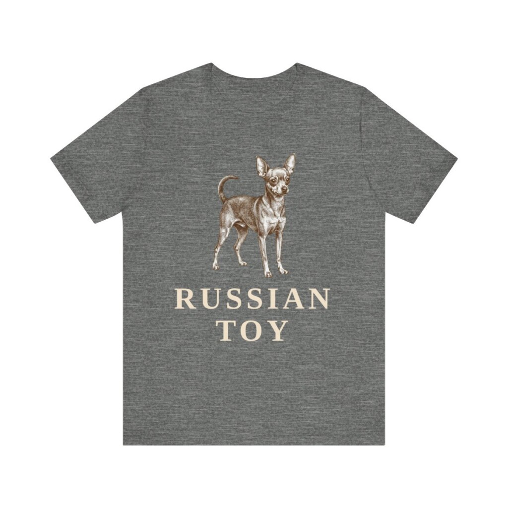 Russian Toy Shirt, Vintage Dog Sketch Tee, Dog Lover Gift