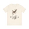 Russian Toy Shirt, Vintage Dog Sketch Tee, Dog Lover Gift