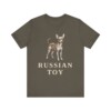 Russian Toy Shirt, Vintage Dog Sketch Tee, Dog Lover Gift