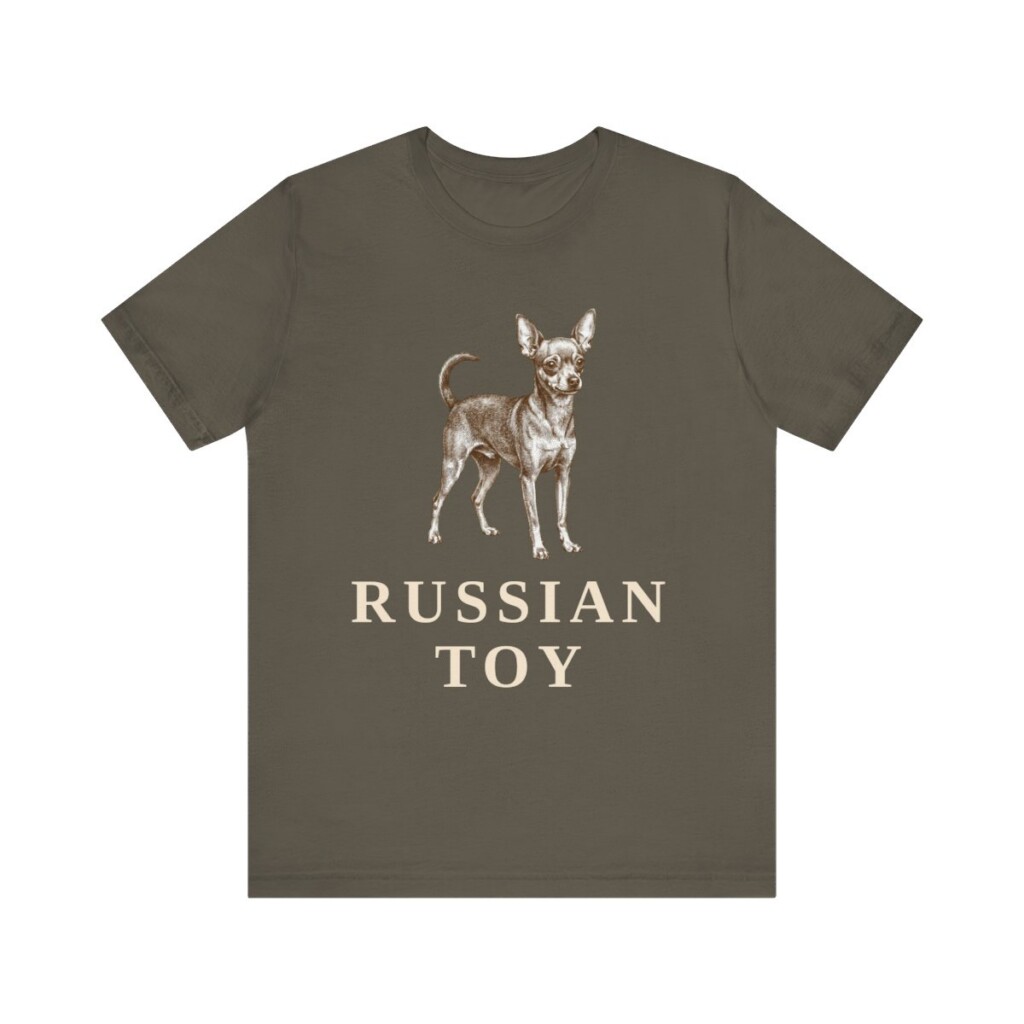 Russian Toy Shirt, Vintage Dog Sketch Tee, Dog Lover Gift